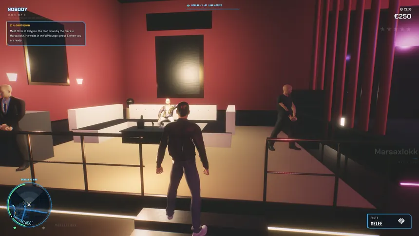 The Kalypso club's VIP lounge