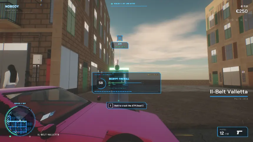 The contact-lens ATM breach display